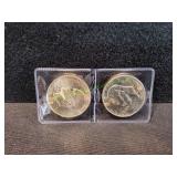 1971 & 1972 Kennedy Half Dollar