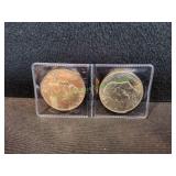 1971 & 1972 Kennedy Half Dollar