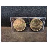 1971 & 1972 Kennedy Half Dollar