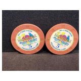 (2) Margaritaville Resort $5 Promotional Chips