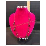 Sweet Romance Victorian Shoe Charm Necklace