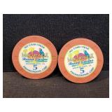 (2) Margaritaville Resort $5 Promotional Chips