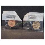 2010-D Presidential & 2007-P Sacagawea Dollars
