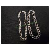 (2) Sterling Silver Bracelets