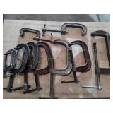 (9) C-Clamps