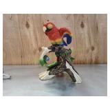 Vtg Macaw Bird Figurine