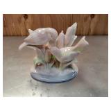 Vtg Porcelain Love Bird Figurine