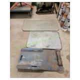 (2) Metal Drip Pans & (1) Mechanic