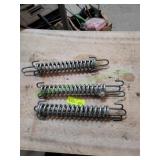(3) Heavy-Duty Fence Tension Springs