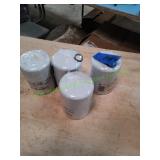 (4) LuberFiner LFF5 Fuel Filters