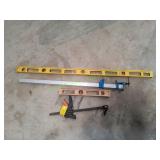 (2) Levels, Quick Release Bar Clamp & More