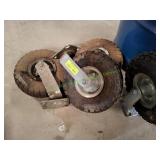 (4) Heavy-Duty Casters Wheels