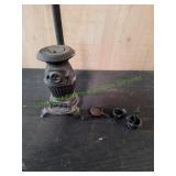 Vtg Old Mountain Cast Iron Pot Belly Wood Stove