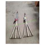 (2) 3ft Industrial Jack Stands