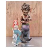 (2) Mermaid Figurines