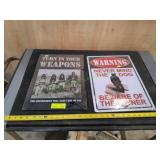 (2) Metal Weapons Signs