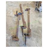 Vtg Steel Bar Clamps