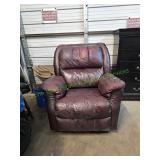 Rocking Swivel Leather Recliner