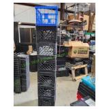 (7) Milk Crates