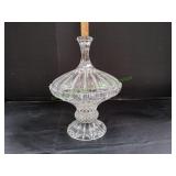Vtg Godinger Shannon Crystal Covered Olympia Dish