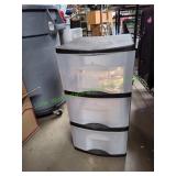 3-Drawer Storage Tower