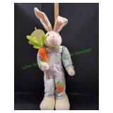 28" Stuffed Easter Bunny Decoration