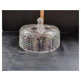 Vtg Fifth Avenue Crystal Cake Dome