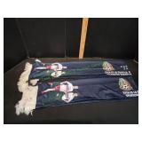 (2) Pana Brand Mexico National Soccer Fan Scarves