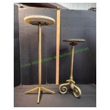 (2) Pedestal Plant Stands