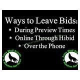 WAYS TO LEAVE BIDS