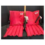 (2) Red Coleman Portable Stadium Seats