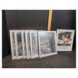 (6) 8x10 Mirrors w/ (1) 8x10 Picture Frame
