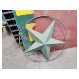 32" Metal Star Wall Art