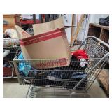 Basket of Jeans, Shirts, Clothes Hangers & More