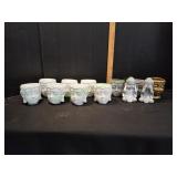 Lot of Buddha Face Flower Pots & More