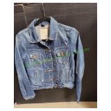 Stone Washed Denim Jacket, Sz X-Small