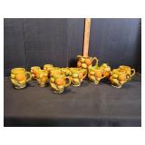 Inarco Orange Spice Pitcher w/Juice Glasses &