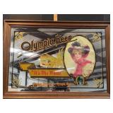 41x29 Framed Olympia Beer Mirror