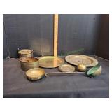 Vtg Brass / Copper Plates, Bowls & More