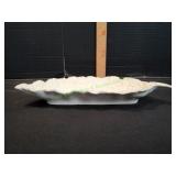 Vtg Erphila Bavaria Art Pottery Leaf Dish