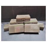 (8) Midway 507 Ammo Plastic Storage Cases