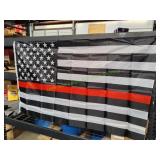 3x5 USA Fallen Firefighter Nylon Flag