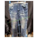 Encrypted Denim Jeans, Sz 16