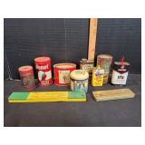 Vtg Collectible Tins & Containers
