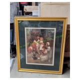 Framed Never Mind Print by Arthur John Elsley