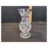 Vtg Footed Glass Vase
