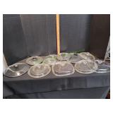 Lot of Glass Casserole Lids & More