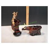 Vtg Avon Bucking Bronco & Longhorn Steer Bottles