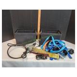 (2) Battery Boxes & Rachet Straps
