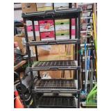 5-Tier Plastic Shelving Unit